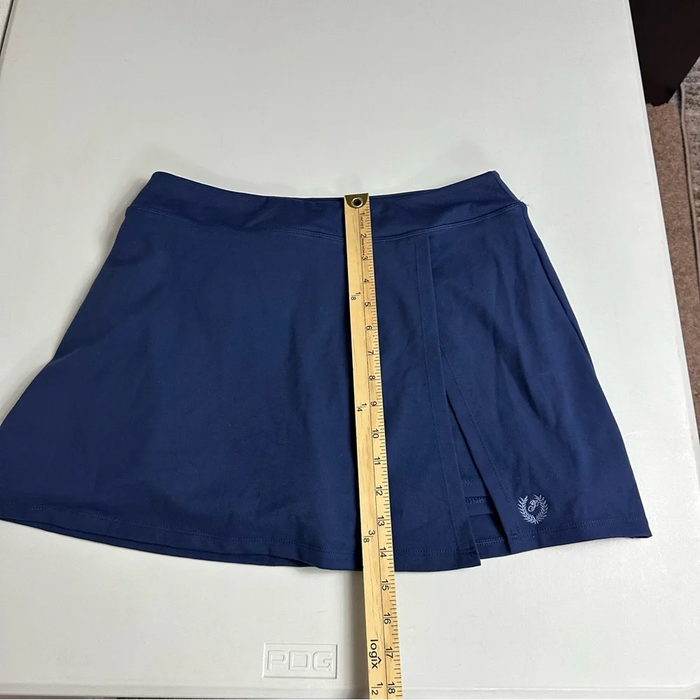 PINK Victorias Secret Midnight Navy Blue Ultimate Wrap Skort Size Large NWT